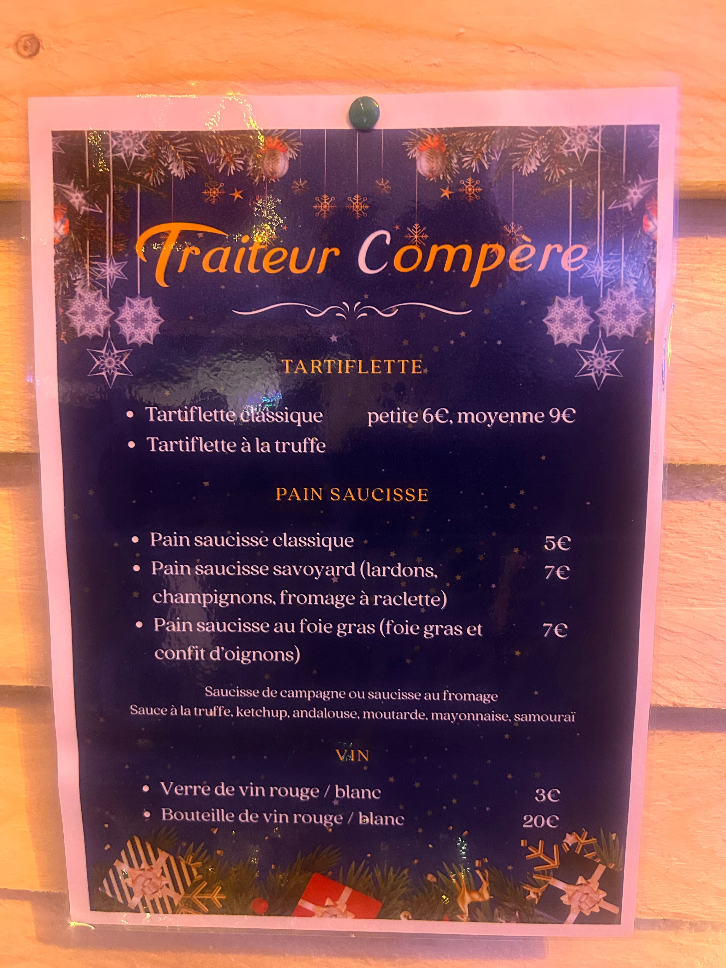 L'Affiche au chalet